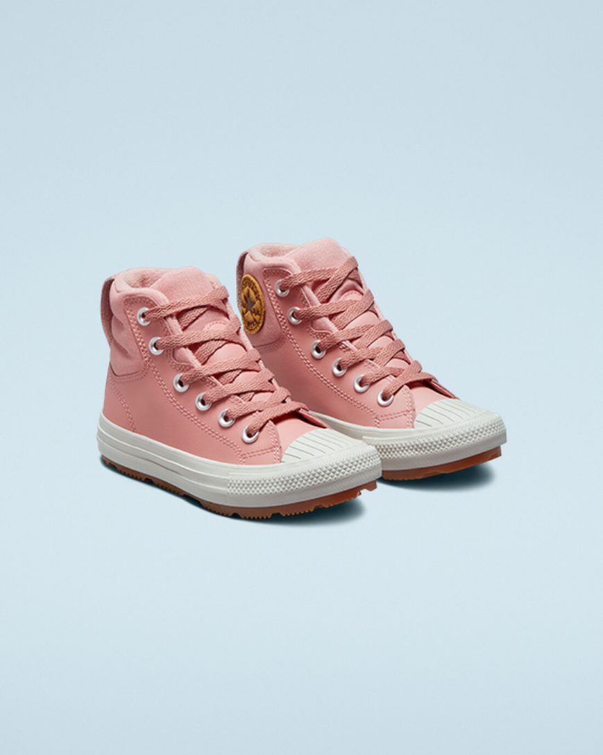 Tenis Converse Couro Chuck Taylor All Star Berkshire Boot Color Cano Alto Menina Rosa | PT M0103P4